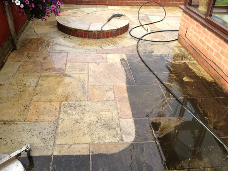 Eggborough patio cleaning